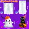 LET'S RESIN Halloween Resin Molds Silicone, Ghost Silicone Molds & Cat Pumpkin Epoxy Resin Molds with Witch Hat,Perfect for Resin Casting,Halloween Party, Thanksgiving Autumn Decor, Gifts(2PCS)